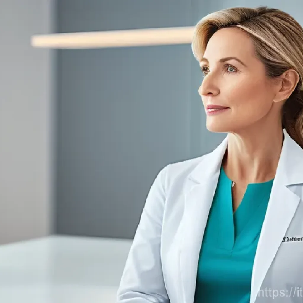 피부과 실리프팅 가격 - **Image Prompt 1: The Informed Consultation**
    A sophisticated woman in her late 40s, wearing an ...