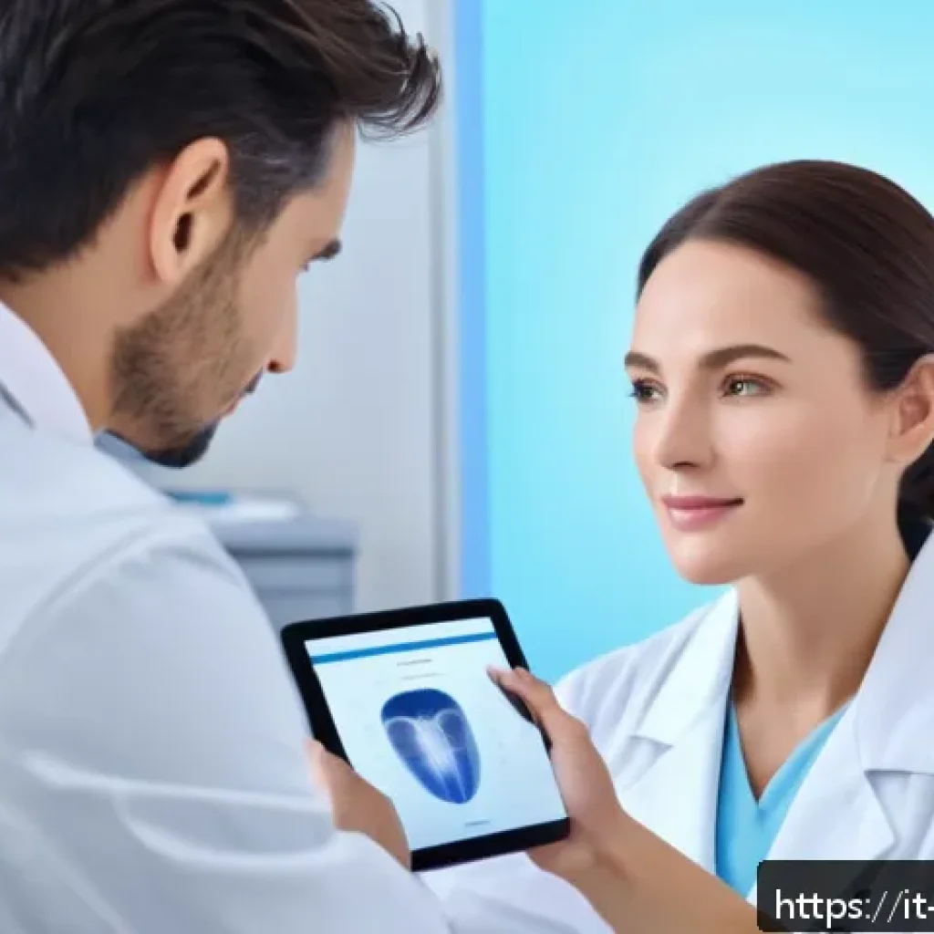 피부과 시술 자주 묻는 질문 - A professional dermatology clinic scene featuring a female patient consulting with a certified derma...